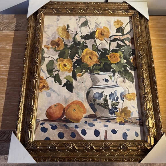 16"x20" Floral Painting Wall Art - designed with Studio McGee - Picture 5 of 15